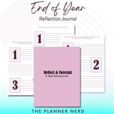 End of Year Reflection Journal