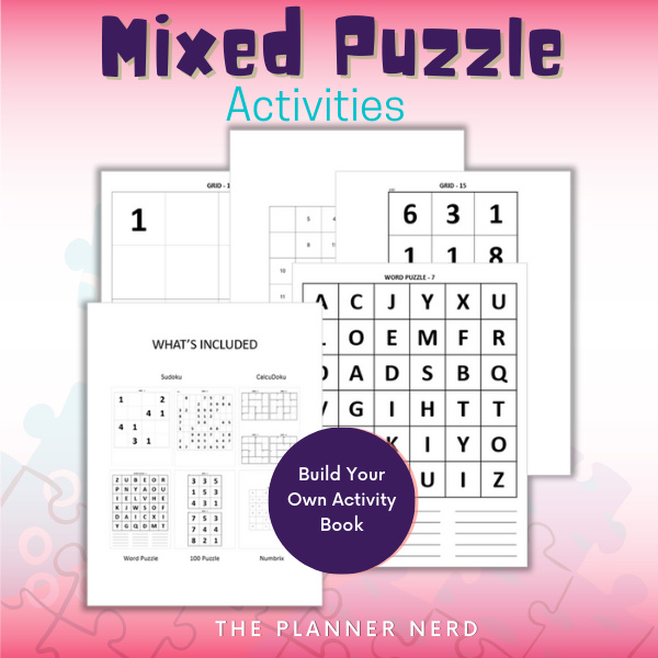 Mixed Puzzle Activities