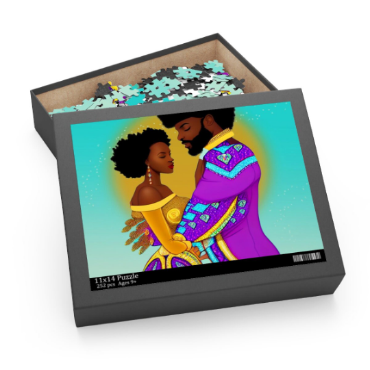African American Couple Puzzle