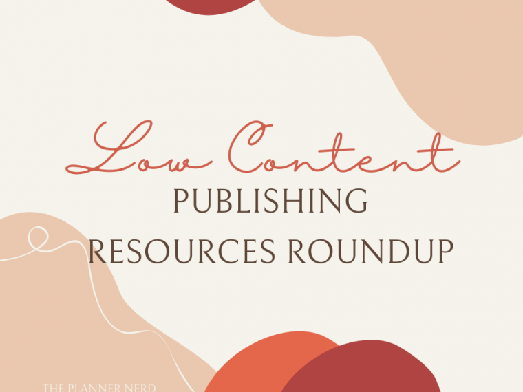 Low Content Publishing Resources