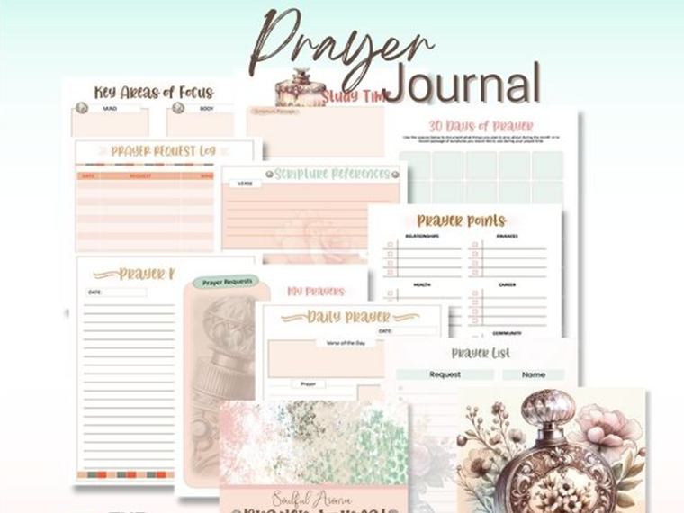 Rebrandable Prayer Journal PLR Template