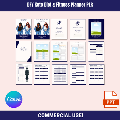 PLR fitness planner template
